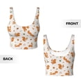 thumbnail image 5 of Lsque Cute Squirrel Fall Printed Women'S Sports Bra, Compression, Moisture Wicking, High-Impact Sports Bra For Women,Supportive sports bra-, 5 of 9