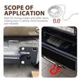 thumbnail image 3 of LEEYNEER RC Accessories Tow Hooks Trailer Chain Kit Tow Hook Chain Snap Hook Trailer Hook Chain Trailer Safety Chain for Car Vehicles, 3 of 7