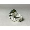 thumbnail image 4 of Heaven Crafts Oval Shape Labradorite Ring 925 Sterling Silver Handmade Statement Gift For Her, 4 of 6