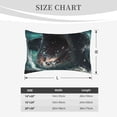 thumbnail image 4 of Honeii Wave Ocean Animal Shark Decorative Throw Pillow Case - Elevate Your Couch, Sofa, or Bed with Stylish Home Decor, Perfect Gift Idea-20"x30", 4 of 6