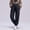 Black, variant on qelini Maternity Joggers with Pockets for Women High Waist Belly Support Pants Solid Color Full Length Trousers
