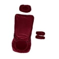 thumbnail image 2 of twisto Office Chair Covers Removable Elastic Chair Seat Cover with Headrest Slipcover And Armrest Protector Polyester Yarn Suitable for Home Office Study Spa Red, 2 of 8