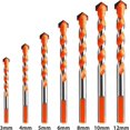 thumbnail image 5 of KAIYANG Juego de brocas para vidrio y baldosas, 7 piezas, juego de brocas de aleación triangular, juego de brocas multiusos, 5 of 5