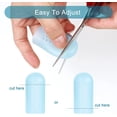 thumbnail image 3 of Povihome 14 Pack Upgrade Gel Toe Protector Silicone Toe Caps Toe Sleeve Protectors, Prevent Pain for Corns, Blisters and Ingrown Toenails (2 Pack Large Size + 6 Pack Medium Size + 6 Pack Small Size), 3 of 8