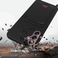 thumbnail image 3 of For Samsung Galaxy A16 5g/4g Case Liquid Silicone Card Holder Phone Back Cover With Lanyard, 3 of 5