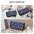 thumbnail image 5 of Wukai Silhouette Cats Print Big Capacity Pencil Case, Upgraded Canvas Pencil Pouch Large Pencil Bag Organizer,Aesthetic Supply, 5 of 6