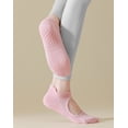 thumbnail image 3 of Yawlsow 4 Pairs Pilates Socks with Grips for Women, Non-Slip Yoga Socks for Barre, Ballet, Barefoot Workout, 3 of 6