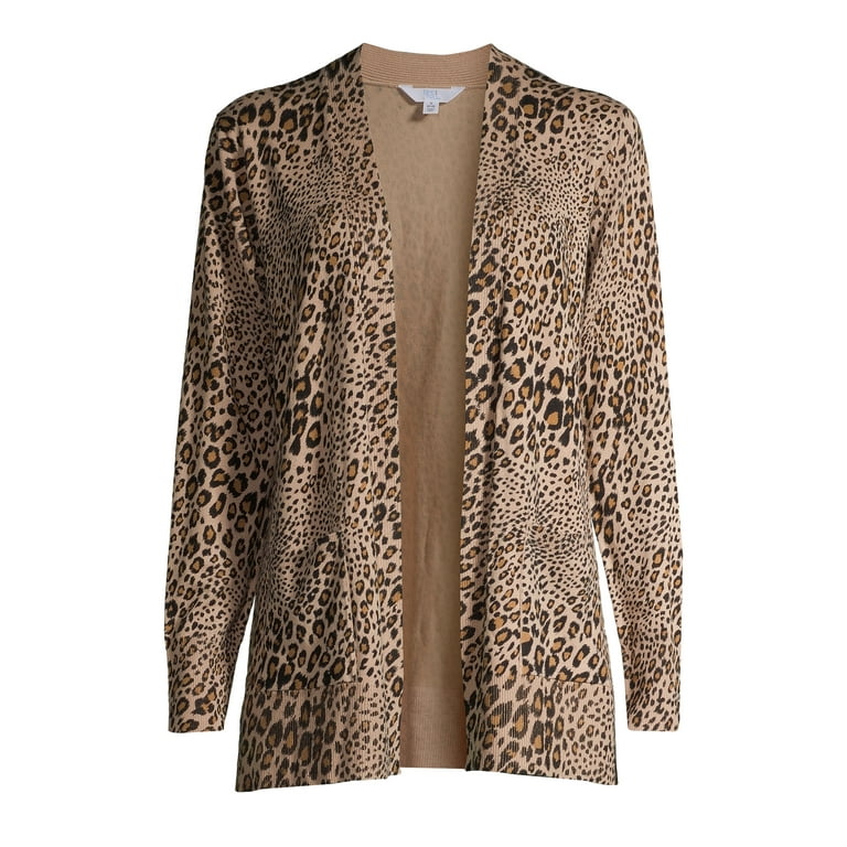 Walmart clearance leopard cardigan