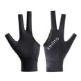 thumbnail image 6 of 3 Finger Billiard Gloves Antiskid Soft Snooker Gloves Breathable Professional~ P7H6, 6 of 7