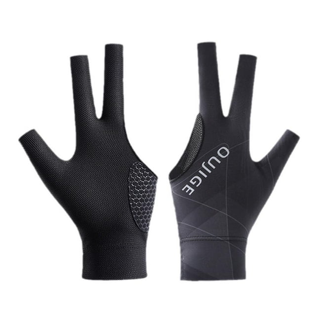 Finger Billard Handschuhe Rutschfeste Weiche Snooker Handschuhe Atmungsakti K2C4