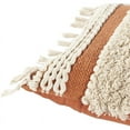 thumbnail image 3 of Helena HNA-010 18"H x 18"W Square Pillow Kit in Burnt Orange/Ivory/Khaki, 3 of 5