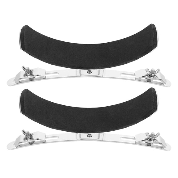 OFFIGAM Stainless Steel Snare Drum Leg Mount Support, and Stable, Elegant Design, 2 Pieces for Drum Hardware