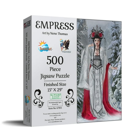 SUNSOUT INC - Empress - 500 pc Jigsaw Puzzle by Artist: Nene Thomas - Finished Size 15" x 29" - MPN# 67831