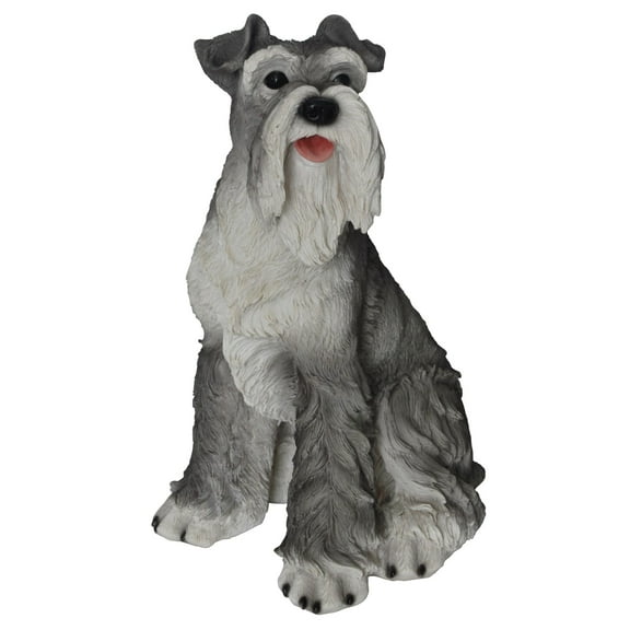 Hi-Line Gifts 15.5" Sitting Schnauzer Dog Outdoor Garden Statue
