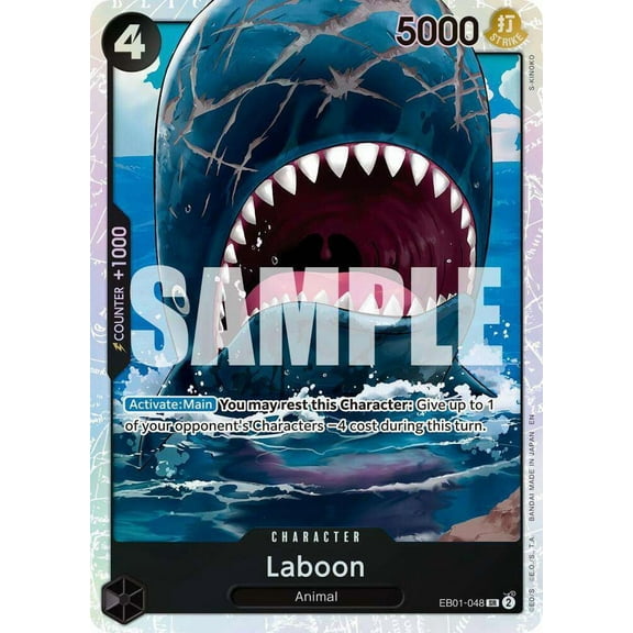 One Piece Premium Booster -The Best- Vol. 2 Super Rare Laboon EB01-048 [Reprint]