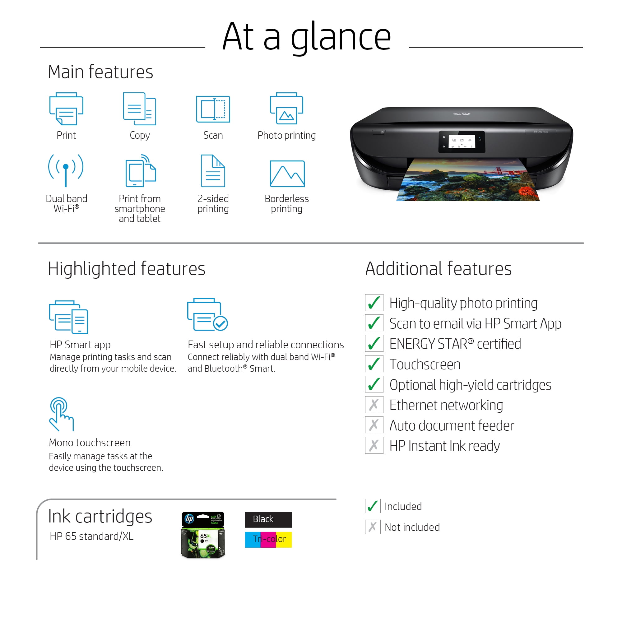 ink for hp envy 5012