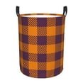 thumbnail image 1 of Fotbe Fall Buffalo Plaid Cesto de Ropa con Asas, Cesto Impermeable de Gran Capacidad, Bolsa de Lavado para Dormitorio, Cesto de Ropa con Ruedas y Asas-Medium, 1 of 6