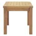 thumbnail image 3 of LexMod Marina Table d'Appoint d'Extérieur en Teck pour Patio, Naturel'), 3 of 5