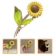 thumbnail image 3 of Pinza para el pelo de girasol, pinza para el pelo con forma de flor, pinza para el pelo, pinza para el pelo, pinza para cola de caballo, 3 of 5