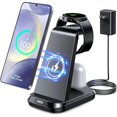 thumbnail image 1 of wonima02 Wireless Charger for Samsung Android Devices - Galaxy Watch 6/5/5 Pro/4/3 Charger - 3 in 1 Fast Charging Station, 1 of 1