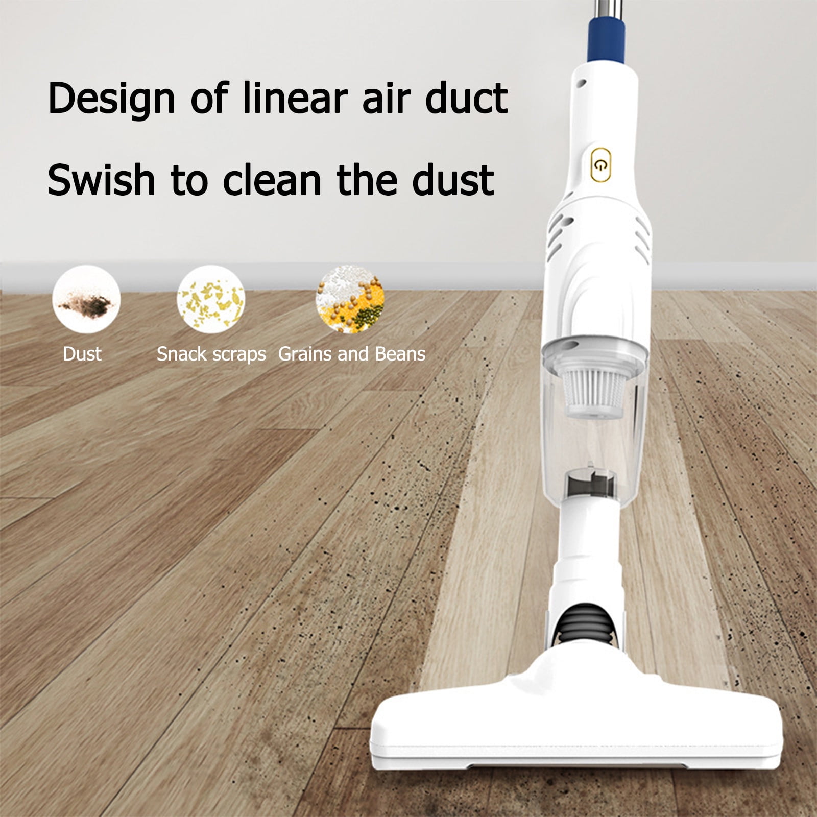 Cordless Vacuum Cleaner , Stick Vacuum Vacuum Cleaner With Max 30 mins Runtime Lightweight Handheld Stick Vacuum for Home, Hard Floor, Carpet Make Mom's Day