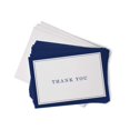 thumbnail image 1 of Tarjetas de agradecimiento Hill Valley Greetings azul marino con borde, 1 of 5