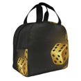 thumbnail image 2 of Honeii Golden Dice Print Lunch Bag Women, Lunch Box Lunch Bag for Women Adult Men, Small Leakproof Cute Lunch Tote Large Capacity Reusable, 2 of 8