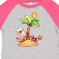 thumbnail image 4 of Inktastic Summer Beach Scene with Cute Crabs Playing Boys or Girls Toddler T-Shirt, 4 of 5
