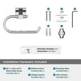 thumbnail image 5 of Amerock Appoint Chrome Single Post Toilet Paper Holder, 5 of 8