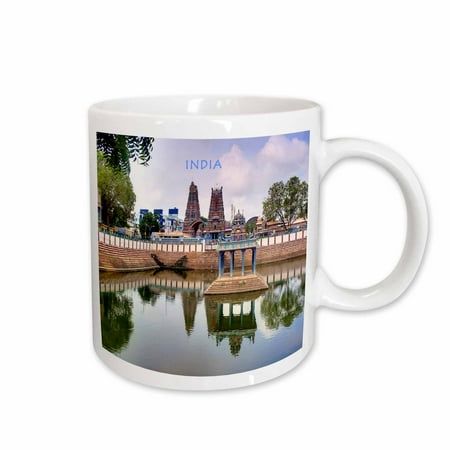 

3dRose Hindu Temple In India Ceramic Mug 11-ounce