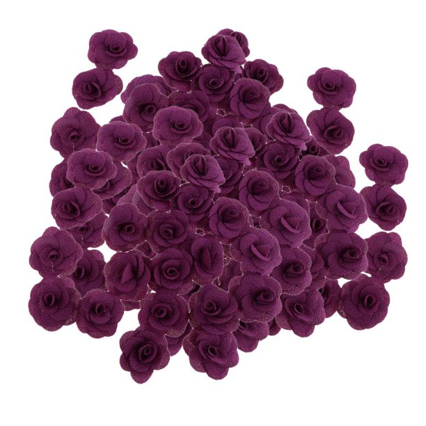 Paquete de 120 cabezas de flores para manualidades, cabezas de flores artificiales , rosas, cabezas de flores , flores falsas DIY para BLESIY Cabezales de capullos de flores artificiales