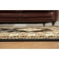 thumbnail image 4 of United Weavers Plaza Fleur Accent Rug, Bordered Pattern, Black, 1'11" X 3'3", 4 of 6