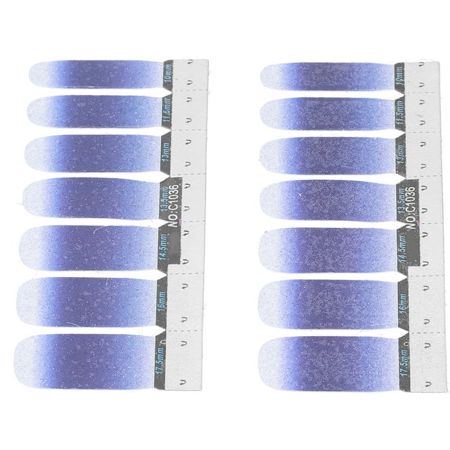 Wrap Complet pour Ongles, Transfert Adhésif Dégradé pour Ongles Wraps DIY Wraps de Qualité