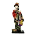 thumbnail image 1 of Figura de muñeca con kimono japonés, escultura, regalo, estatuilla de dama, estatua coleccionable para estantería, oficina, sala de estar Estilo B, 1 of 8