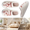 thumbnail image 1 of Plush pares Harry S House Slippers suaves para el invierno otoño (42-43), 1 of 9