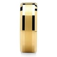 thumbnail image 3 of 8mm Men's Tungsten Carbide Ring Wedding Band 14k Gold Plated Jewelry Bridal Size 8-16 (Tungsten, 14), 3 of 6
