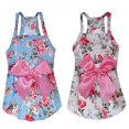 thumbnail image 4 of Été Floral Noeud Noeud Chien Robe Chihuahua Pug Princesse Robe Mariage Animal Habiller Jupe Tenues, 4 of 6