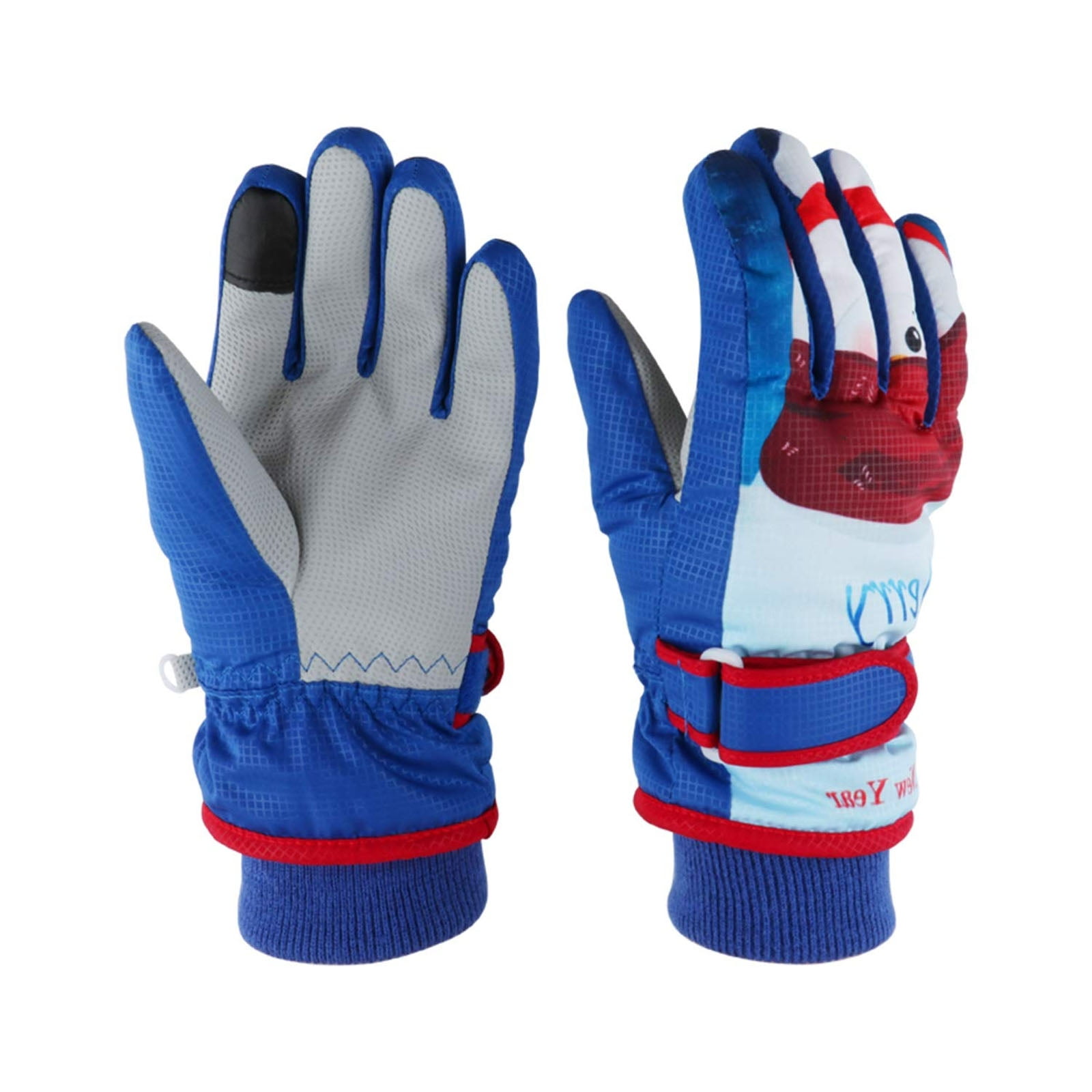 Toddler Women Mens Snow Gloves Kids Waterproof Winter Warm Thermal Ski