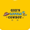 thumbnail image 4 of Inktastic Gigis Little Cowboy with Cowboy Hat and Boots Boys Baby Bib, 4 of 4