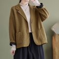 thumbnail image 6 of Pounoo Gift Oversized Blazers for Women Suit Long Sleeve Blazer Jacket Casual Boyfriend Style Work Office Blazer with Pockets, 6 of 8