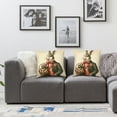 thumbnail image 2 of nygtbtfer Pillow Cushion Covers Flower Decorations Pillow Case Happy for Sofa White, 2 of 7