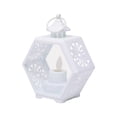thumbnail image 2 of Farol decorativo para velas, para interior y exterior, para colgar, con diseño vintage. Mecha oscilante, 2 of 9