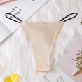 thumbnail image 1 of TrowBridge-bragas de satén de seda para mujer, tangas sin costuras deportivas, ropa interior suave y cómoda, lencería Sexy, Tanga caliente, 1 of 4