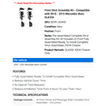 thumbnail image 2 of Front Strut Assembly Kit - Compatible with 2010 - 2015 Mercedes-Benz GLK350 2011 2012 2013 2014, 2 of 2