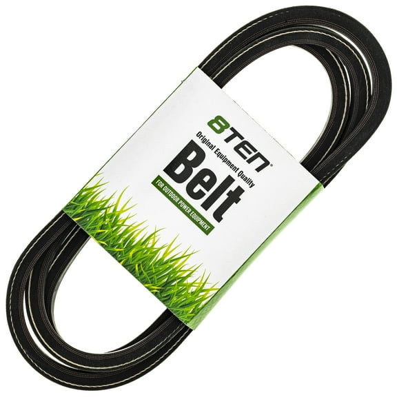 8TEN Raw Edge Drive Belt for John Deere 420 318 50-inch Rotary M89112 810-CBL2566T
