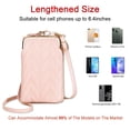 thumbnail image 4 of Bolso pequeño para teléfono con bandolera para mujer, cartera para teléfono móvil, 4 of 5