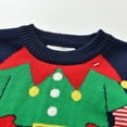 thumbnail image 6 of Otqutp Toddler Funny Christmas Sweater Long Sleeve Crewneck Boys Girls Knitted Sweaters Graphic Party Xmas Pullover for Kids, 6 of 9