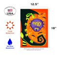 thumbnail image 2 of Toland Home Garden Eek! Spider Halloween Flag Double Sided 12x18 Inch, 2 of 5