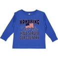 thumbnail image 3 of Inktastic Veterans Day Military Honoring Those Who Serve Boys or Girls Long Sleeve Toddler T-Shirt, 3 of 5