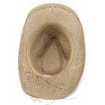 thumbnail image 6 of OOOUM Breathable Cowboy Hat For Men Women Western Style Star Charm Beaded Band Straw Sun Hat Festival Outdoor Vacation Western Cowgirl Hat Black, 6 of 9